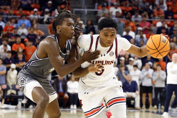 Auburn basketball score sale
